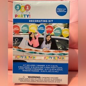 Happy Birthday Decorating Kit - Multicolor